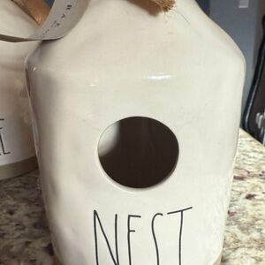Rae Dunn Nest Tan Bottom Birdhouse